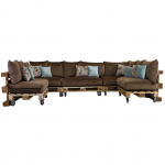 Paletové sedenie Golden Garden GG93/1 - Podsedáky a Vankúše "FIT IN" 120cm x 80cm x 15cm - penový granulát - capuccino